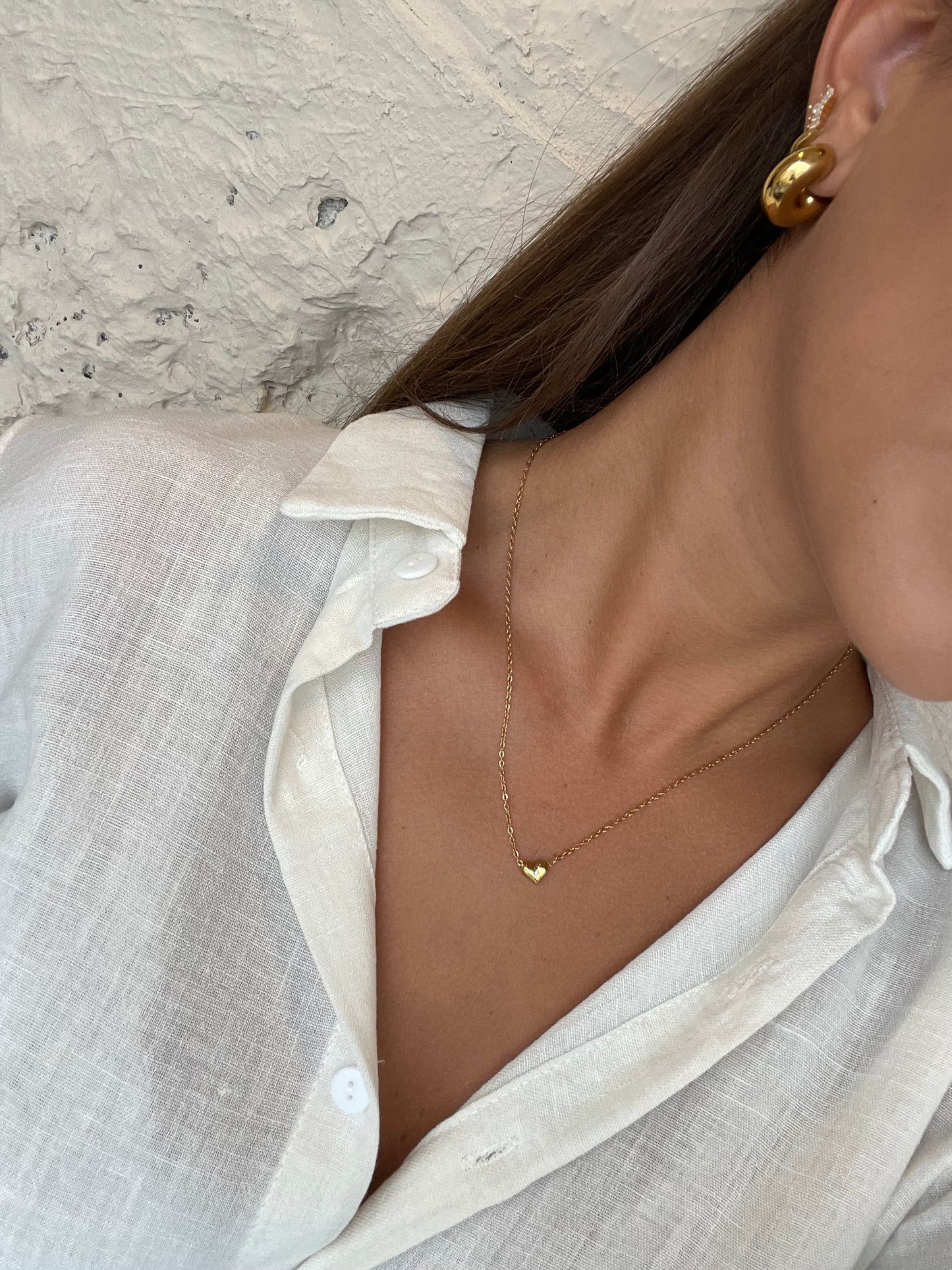 COLGANTE MINI CORAZÓN DORADO