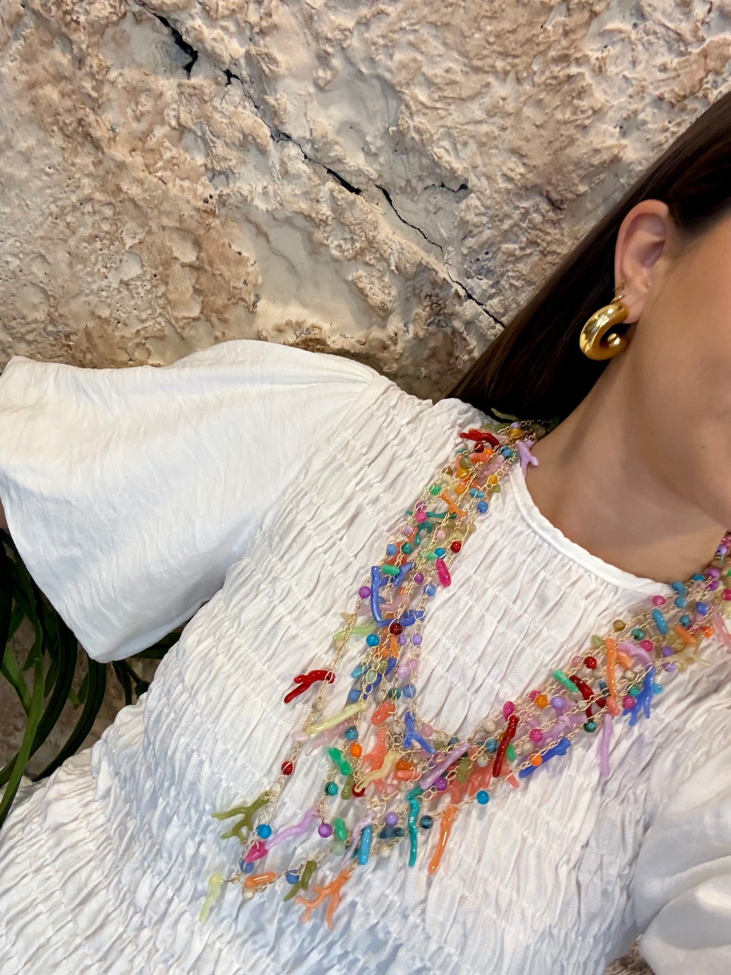 COLLAR CORALES MULTICOLOR