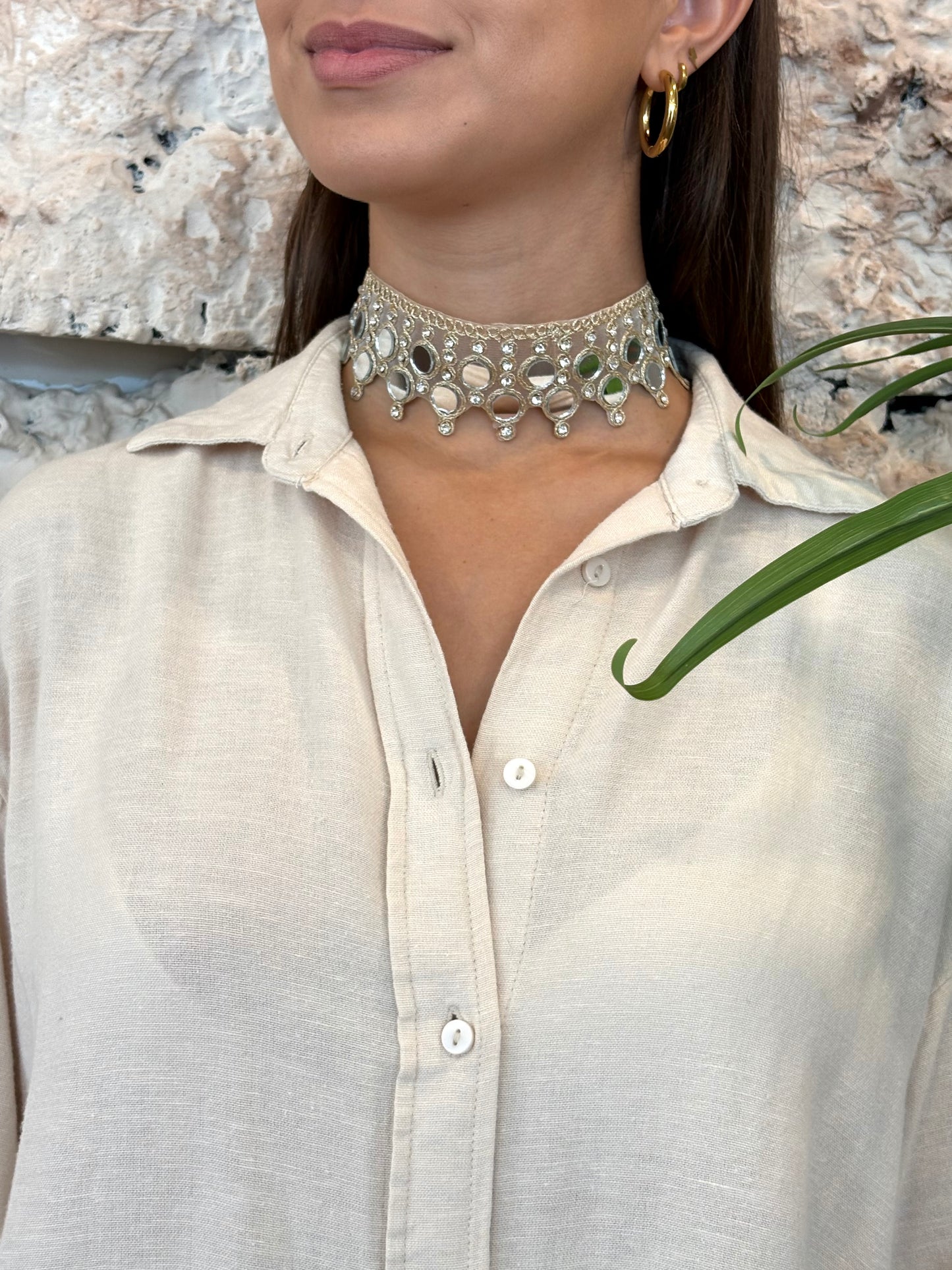 CHOCKER MAXI LÁGRIMAS ESPEJO