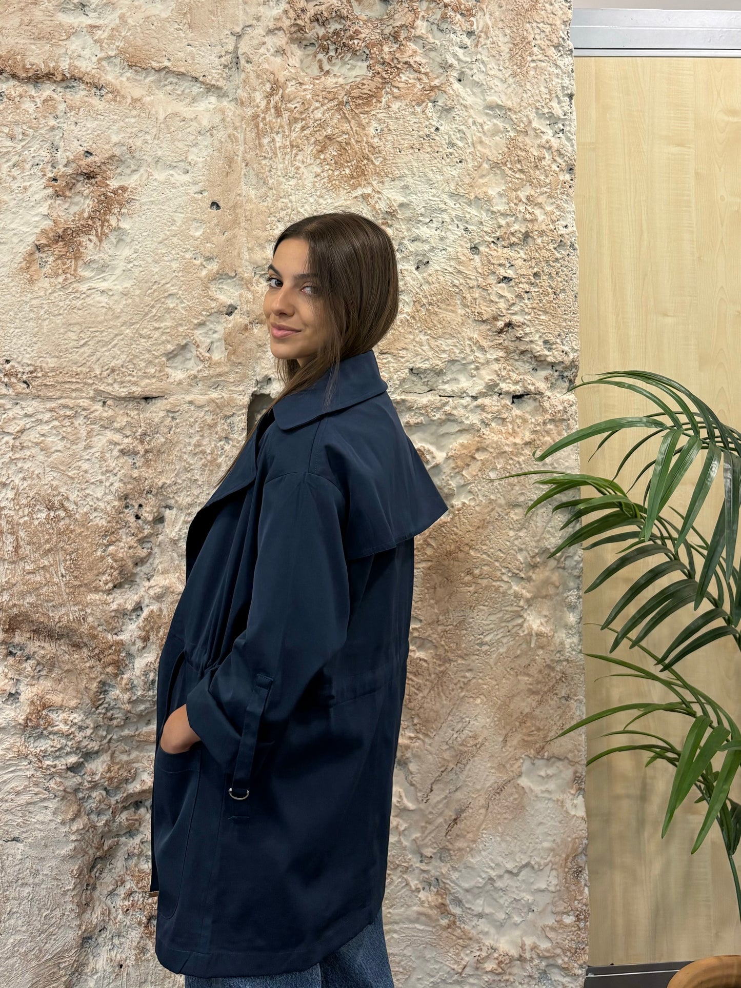 PARKA LIGERA AZUL