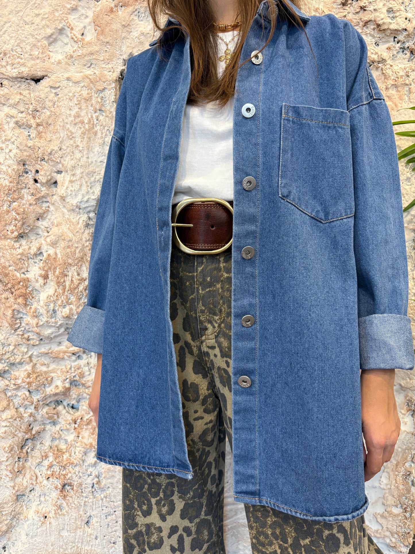 SOBRECAMISA DENIM BOLSILLO