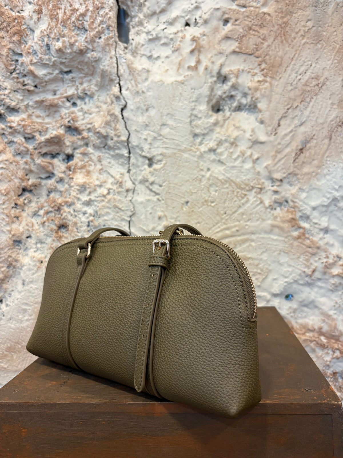 BOLSO HOMBRO VERDE KAKI