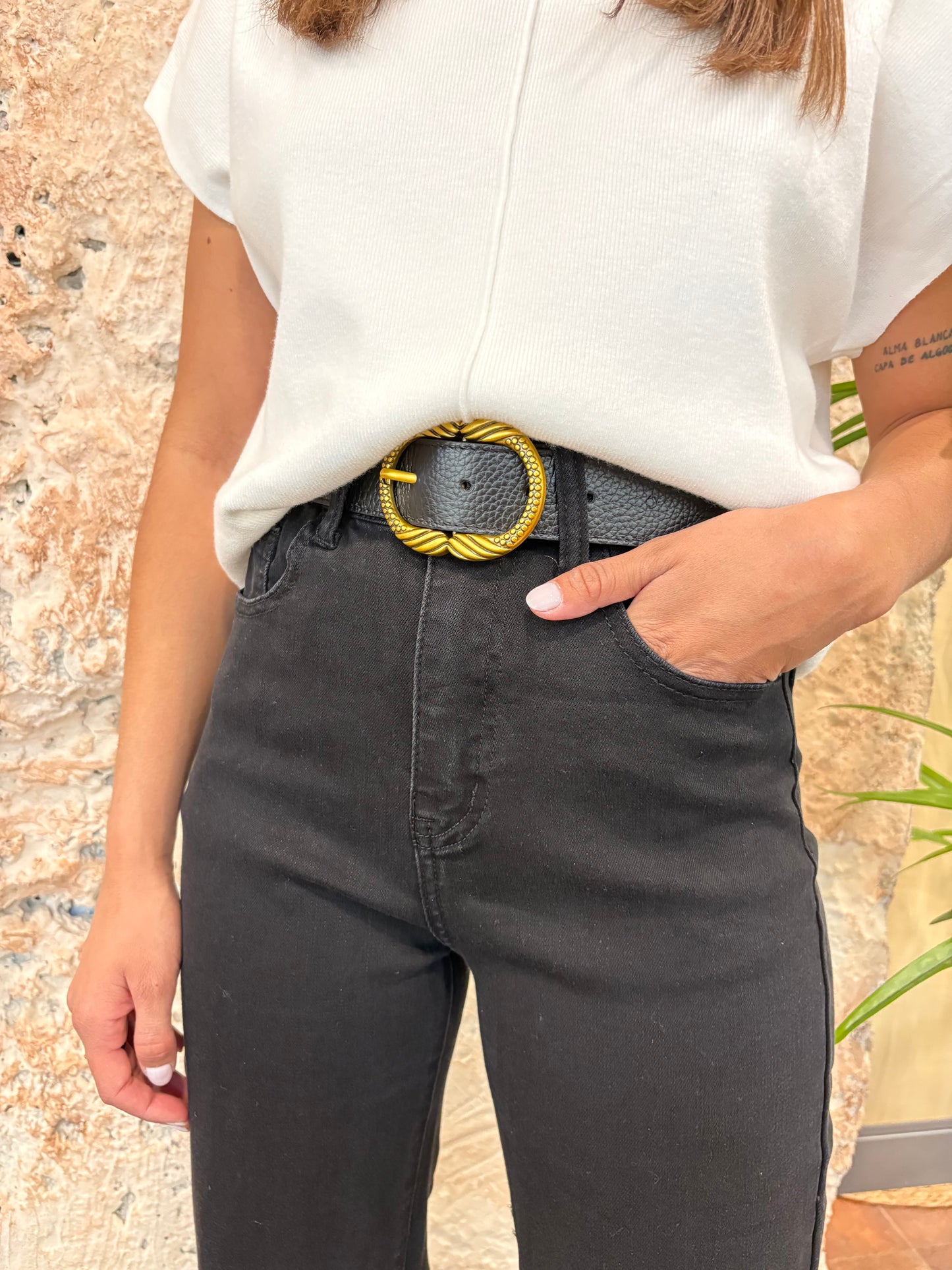 JEANS RECTO NEGRO