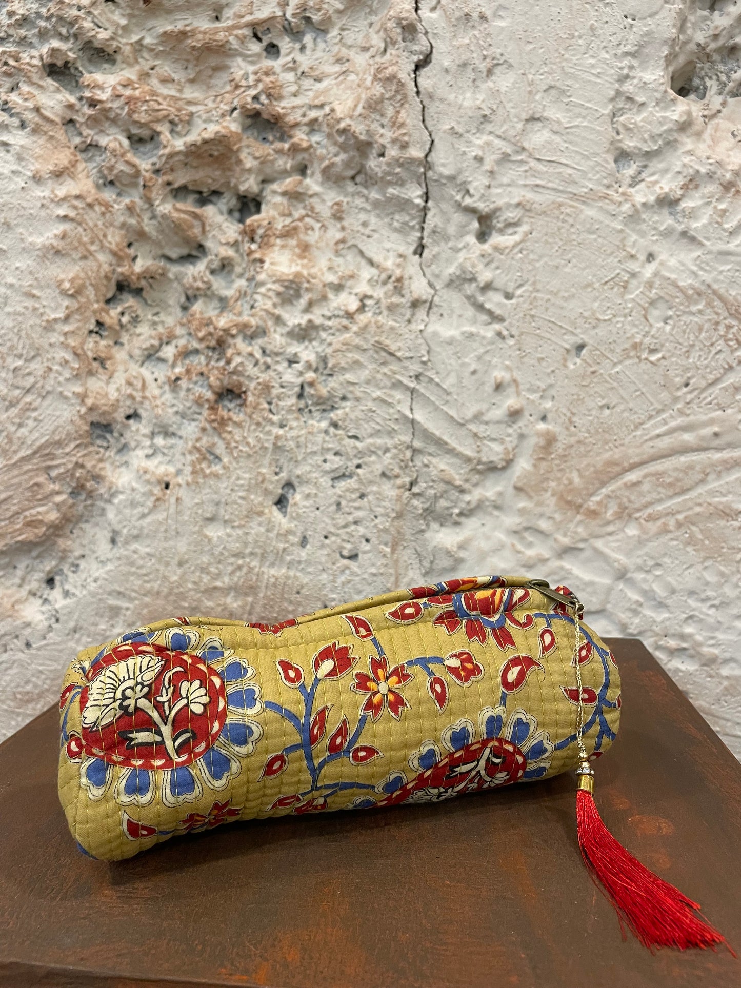 ESTUCHE PEQUEÑO MOSTAZA