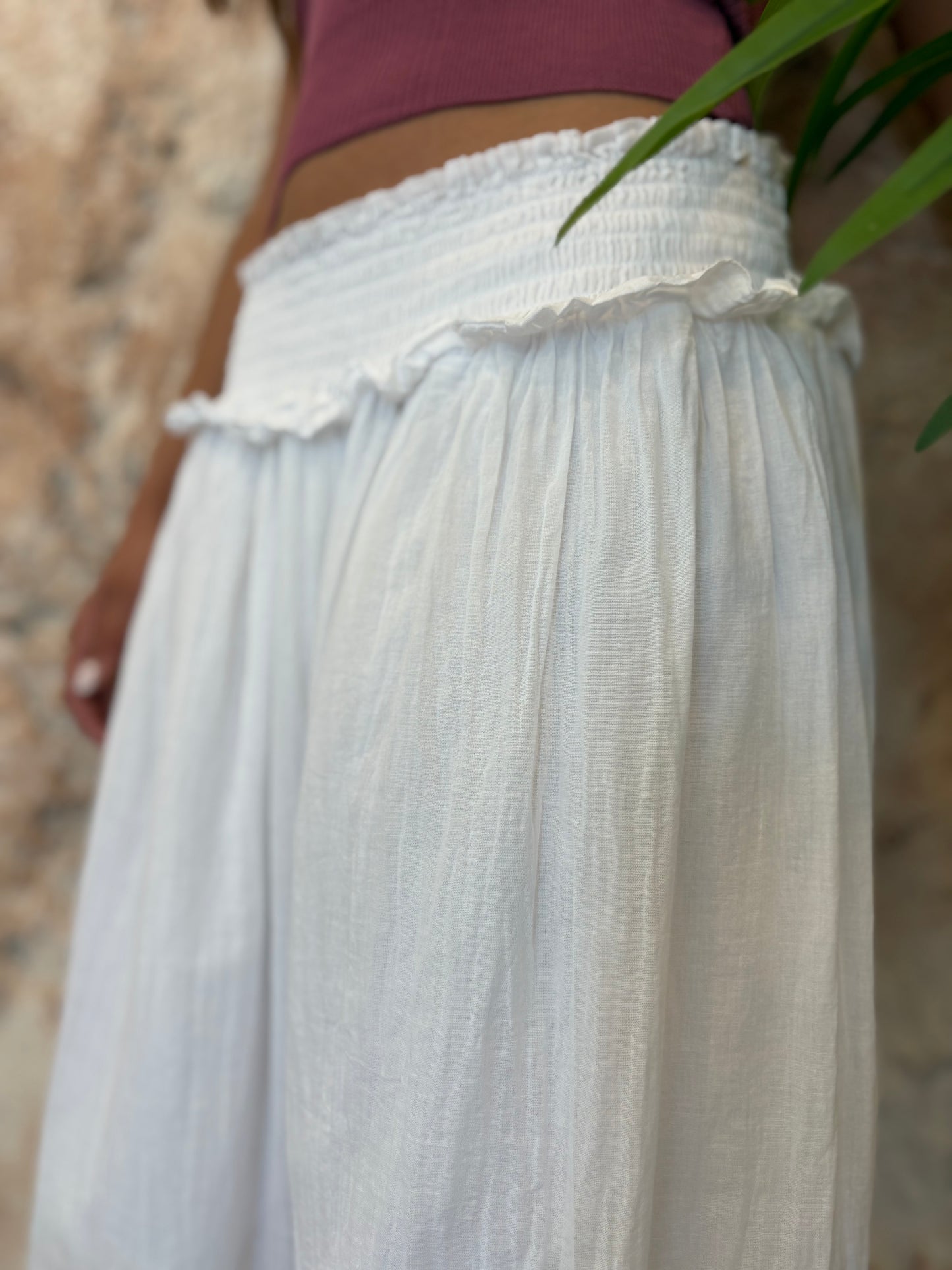PANTALÓN PALAZZO BLANCO