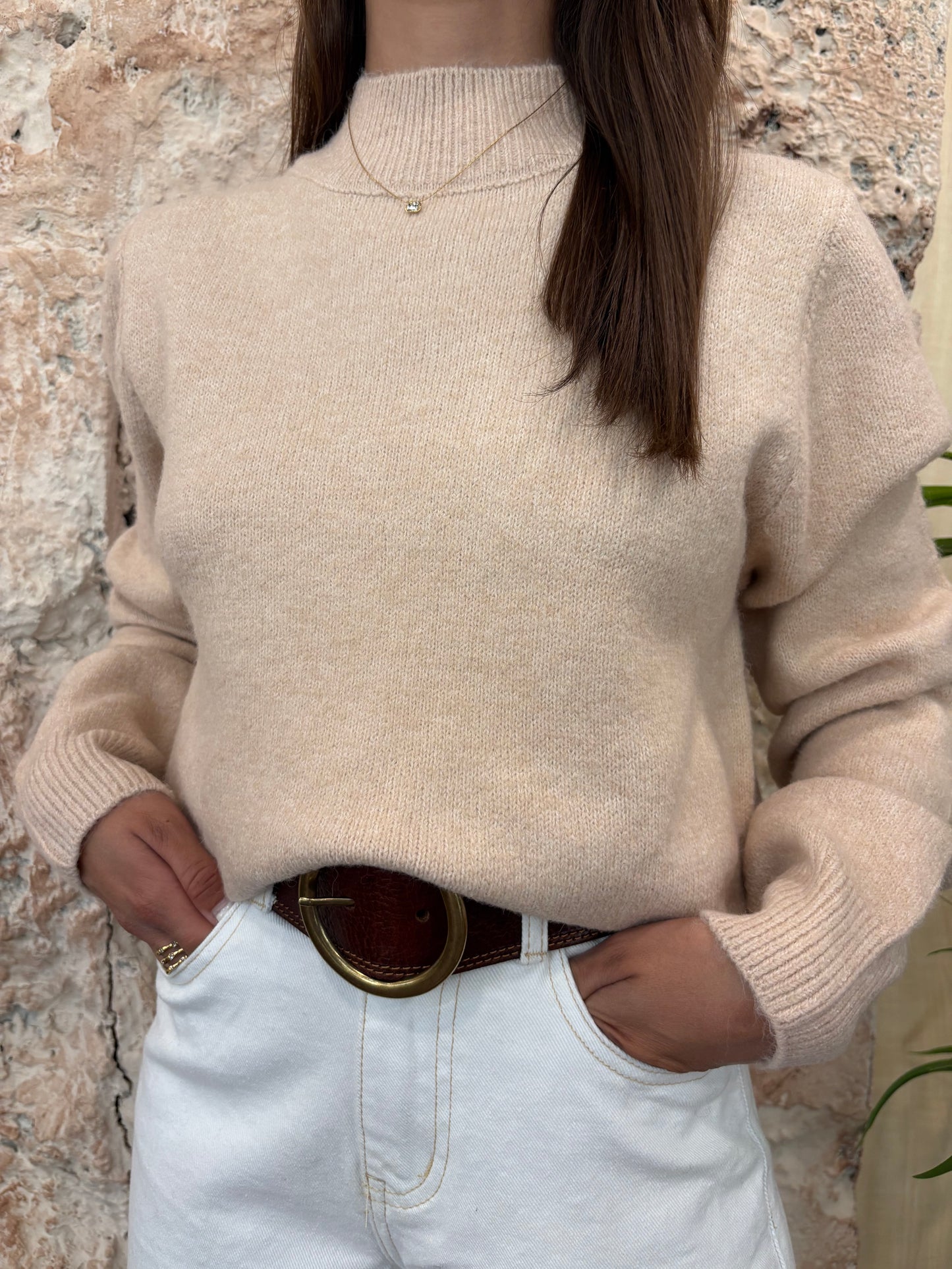 JERSEY CUELLO PERKINS BEIGE