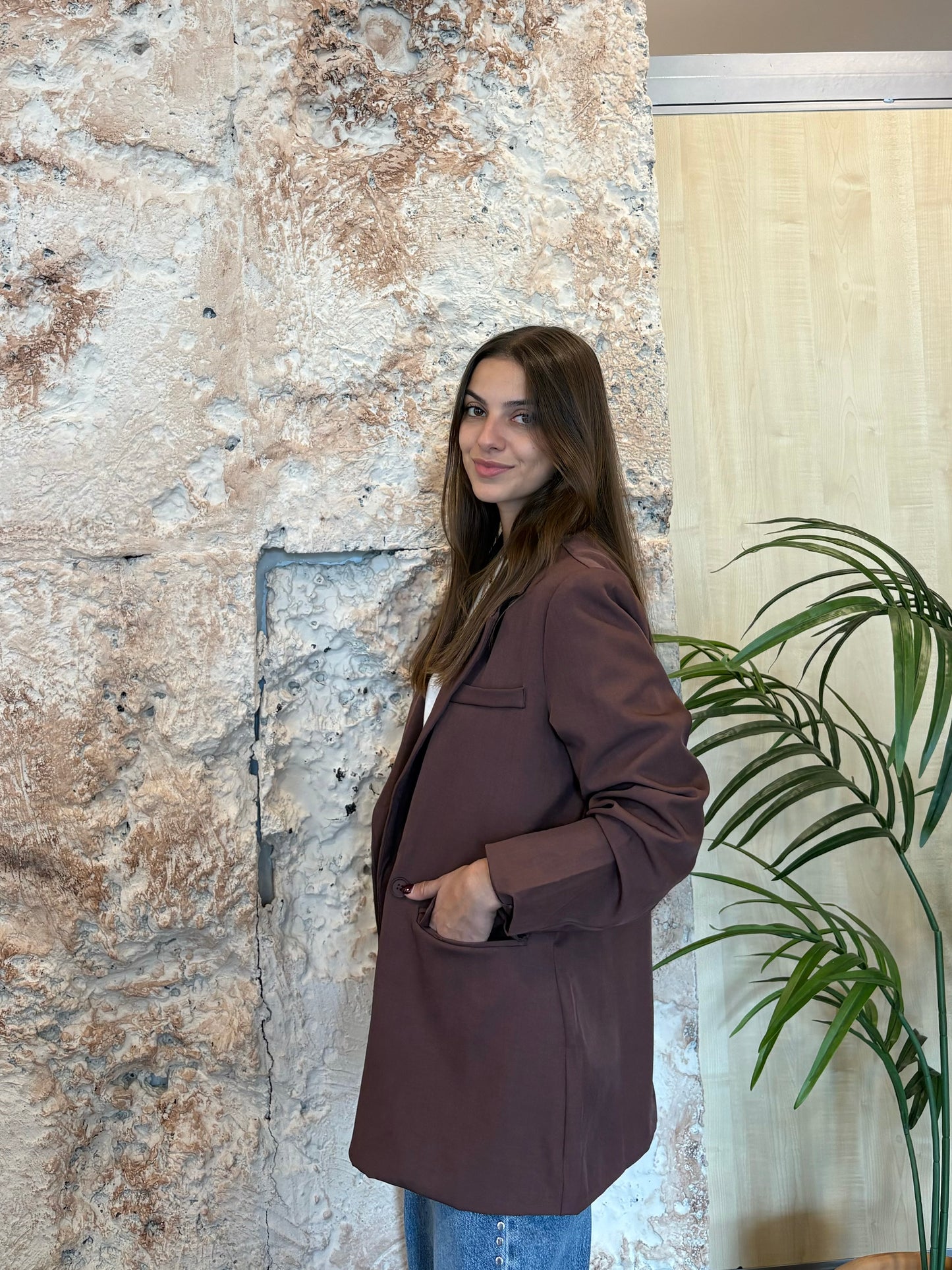 BLAZER ESTRUCTURA TERRACOTA