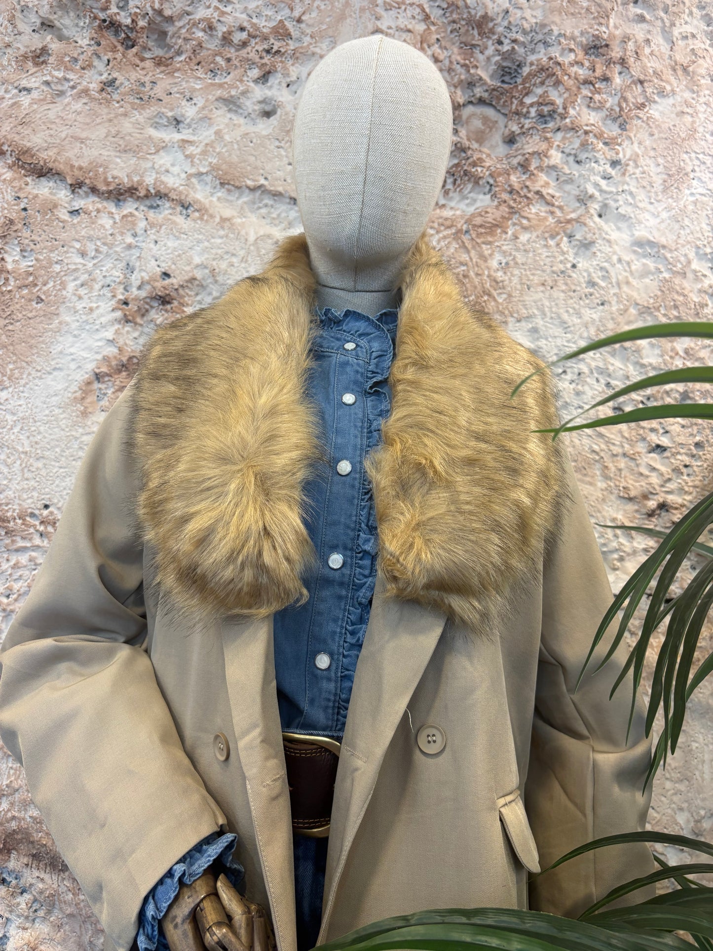 CUELLO PELO BEIGE