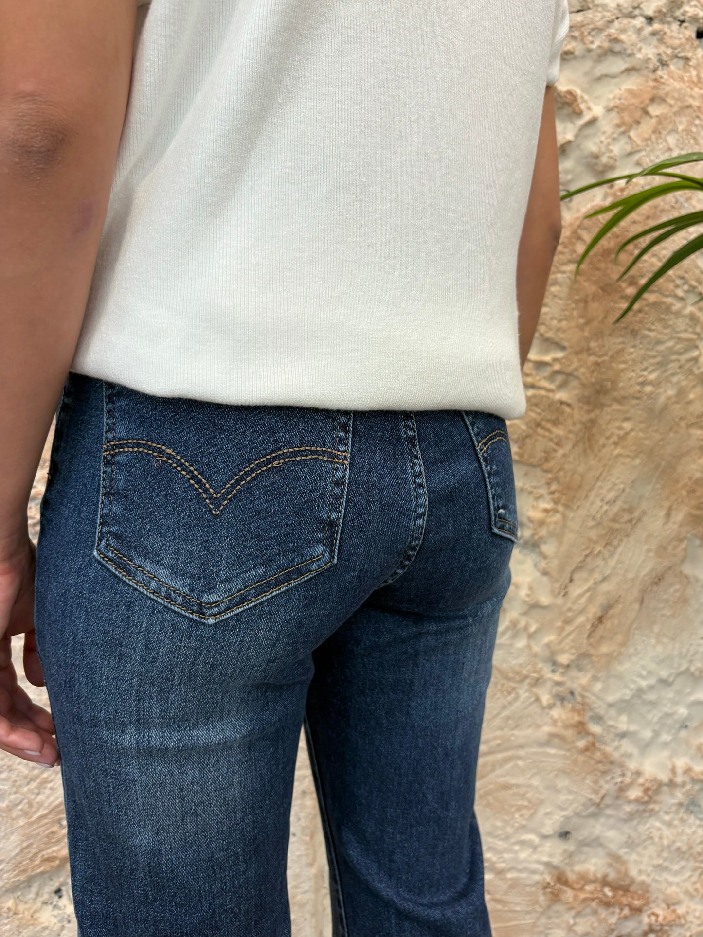 JEANS DENIM FLARED