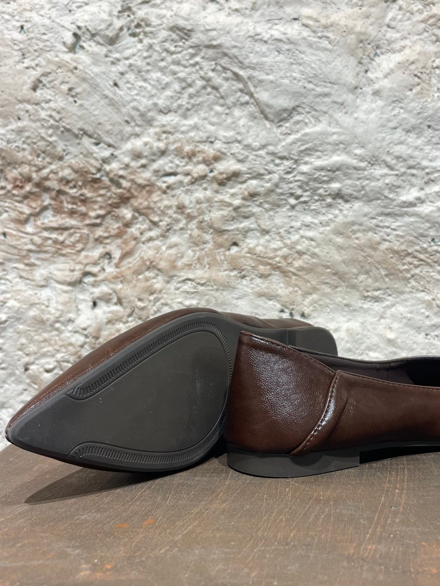 MULE PLANO PICO MARRON