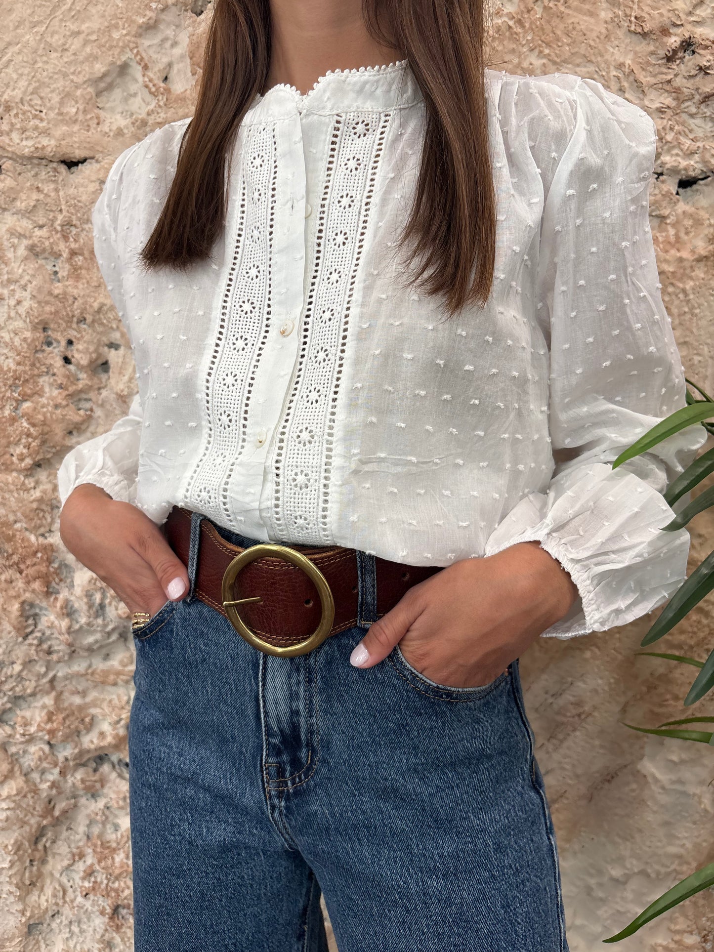 CAMISA BLANCA TOPITOS