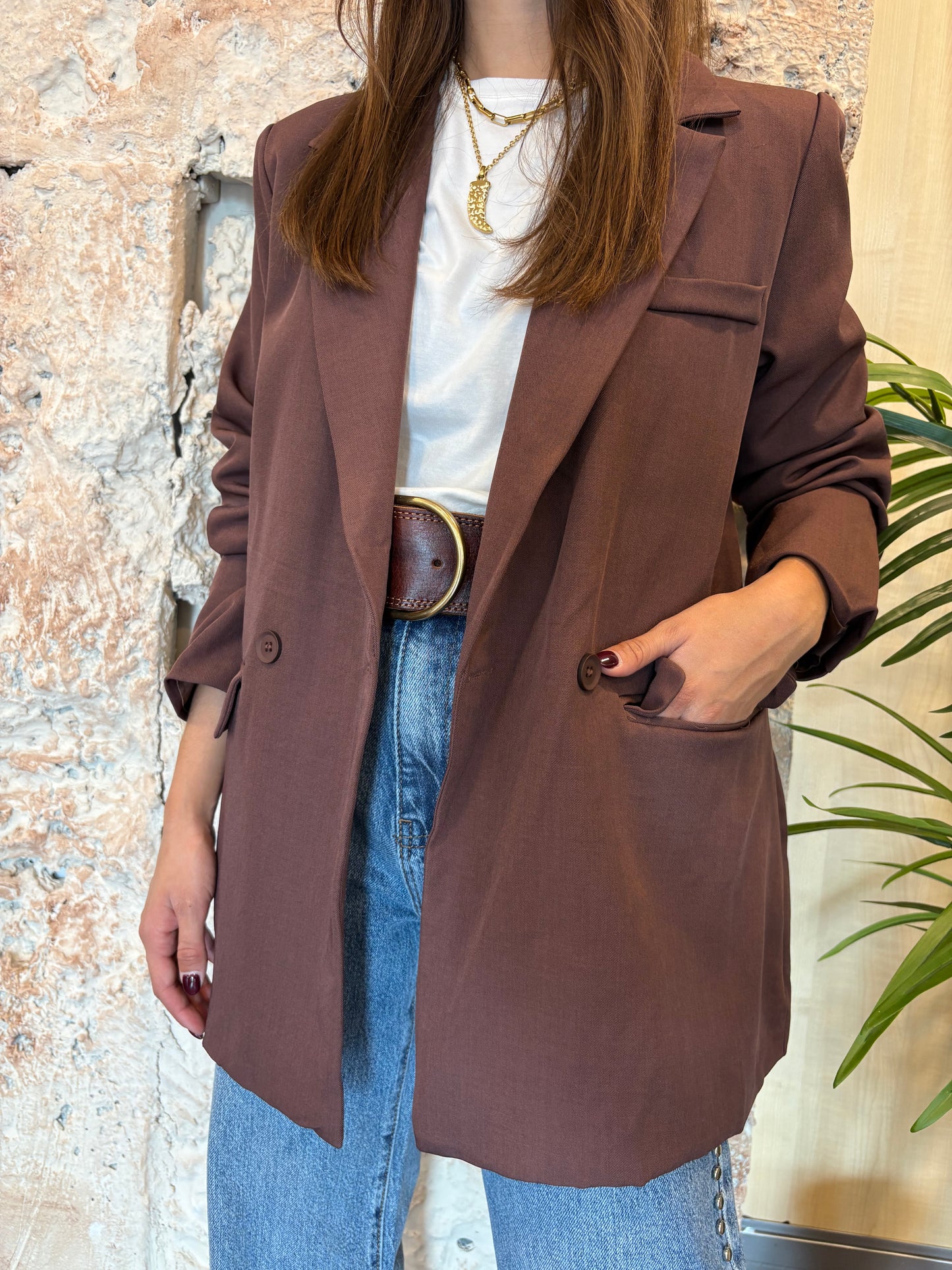 BLAZER ESTRUCTURA TERRACOTA