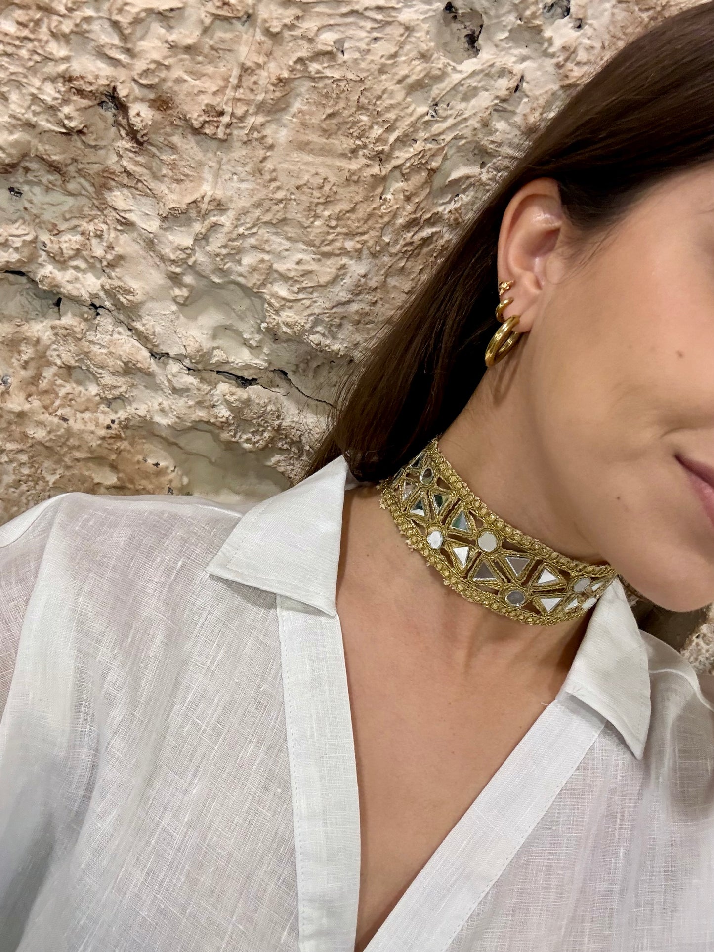 CHOCKER ESPEJOS TRIÁNGULOS