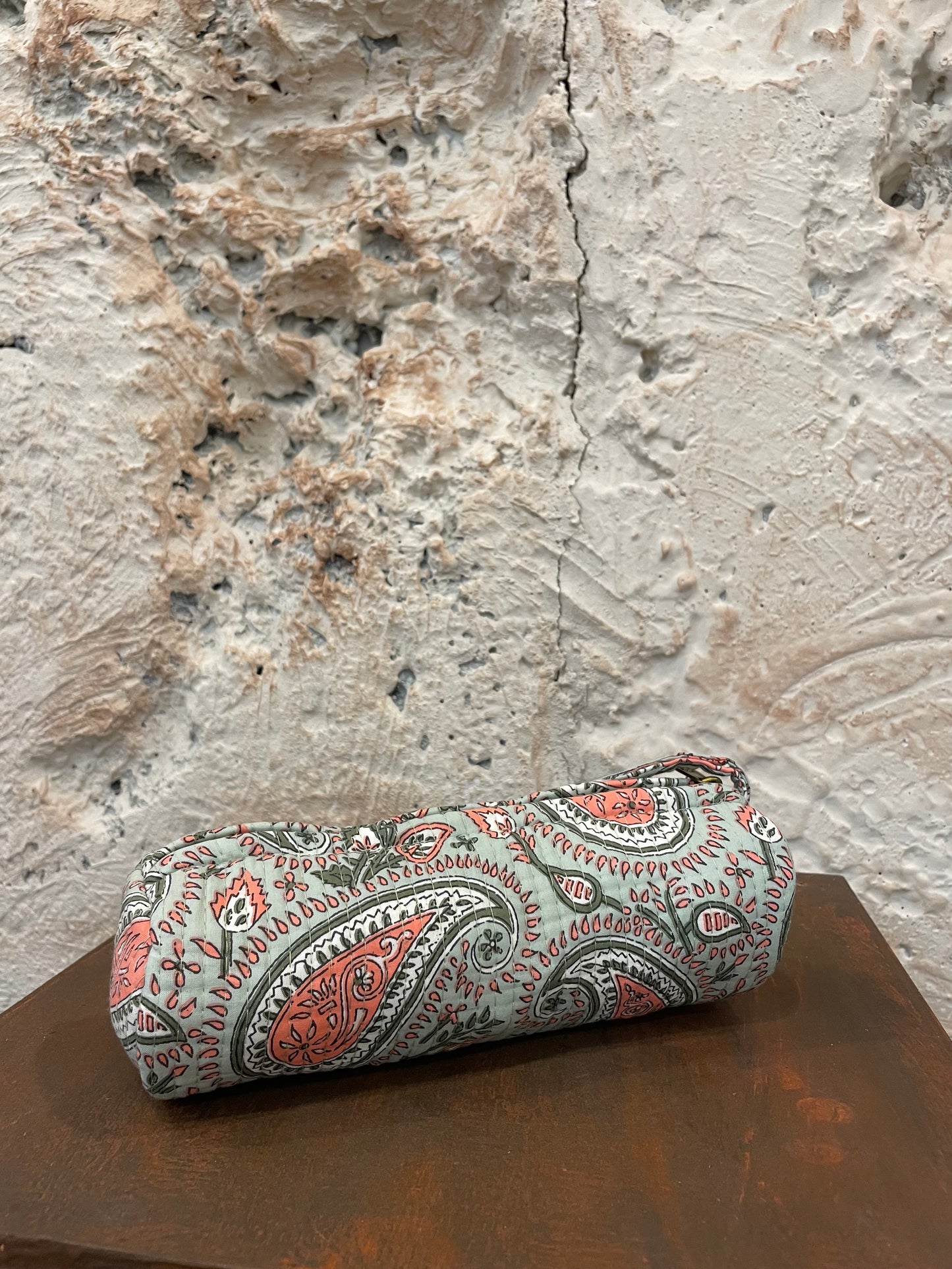 ESTUCHE PEQUEÑO VERDE AGUA