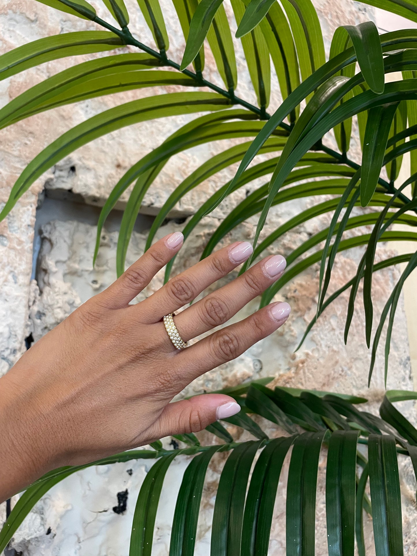 ANILLO DETALLE MINI BRILLANTES