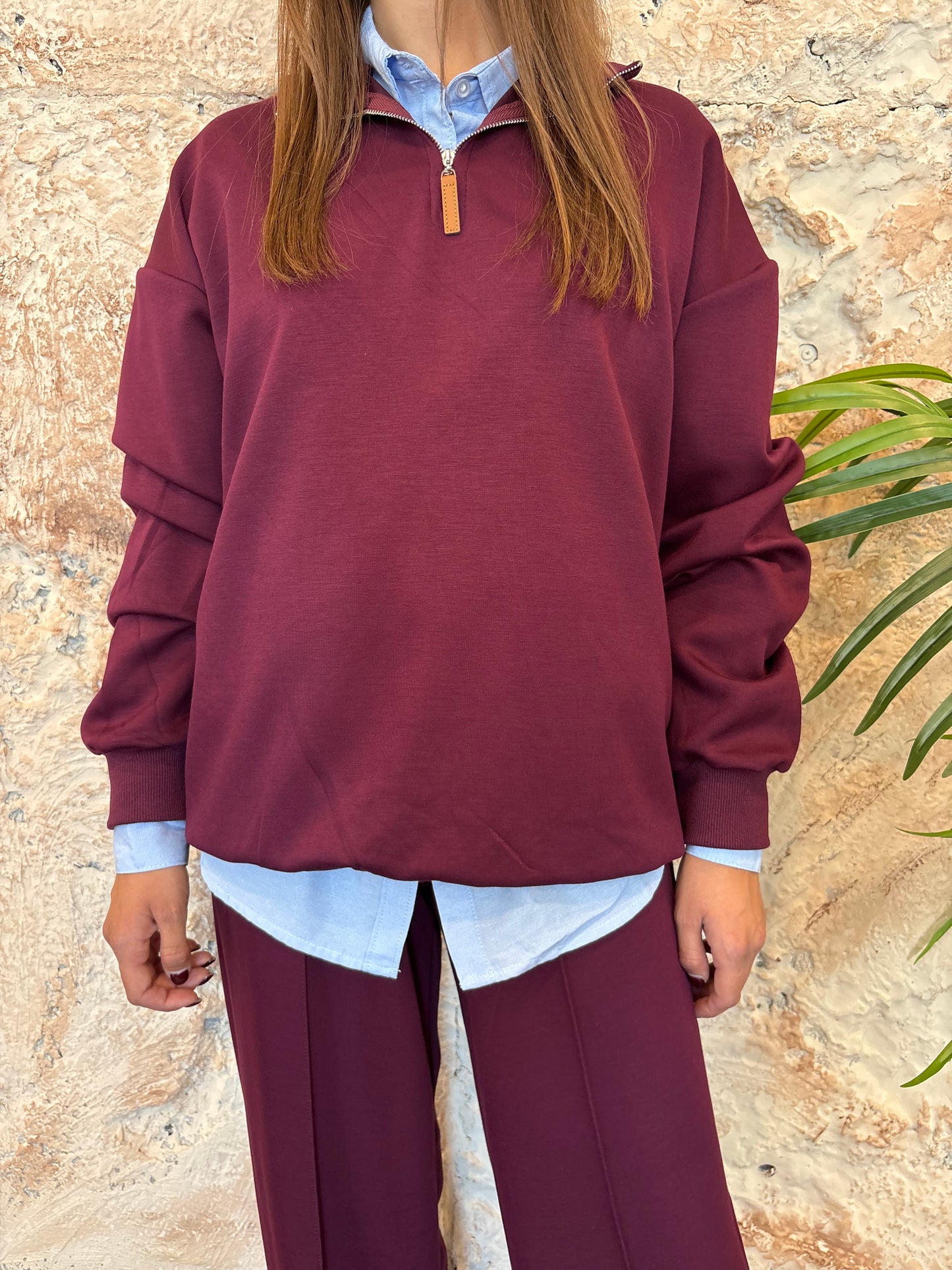 CONJUNTO CHANDAL POLO MORADO
