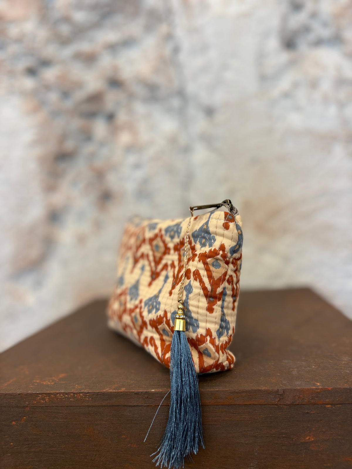 NECESER ESTAMPADO TEJA