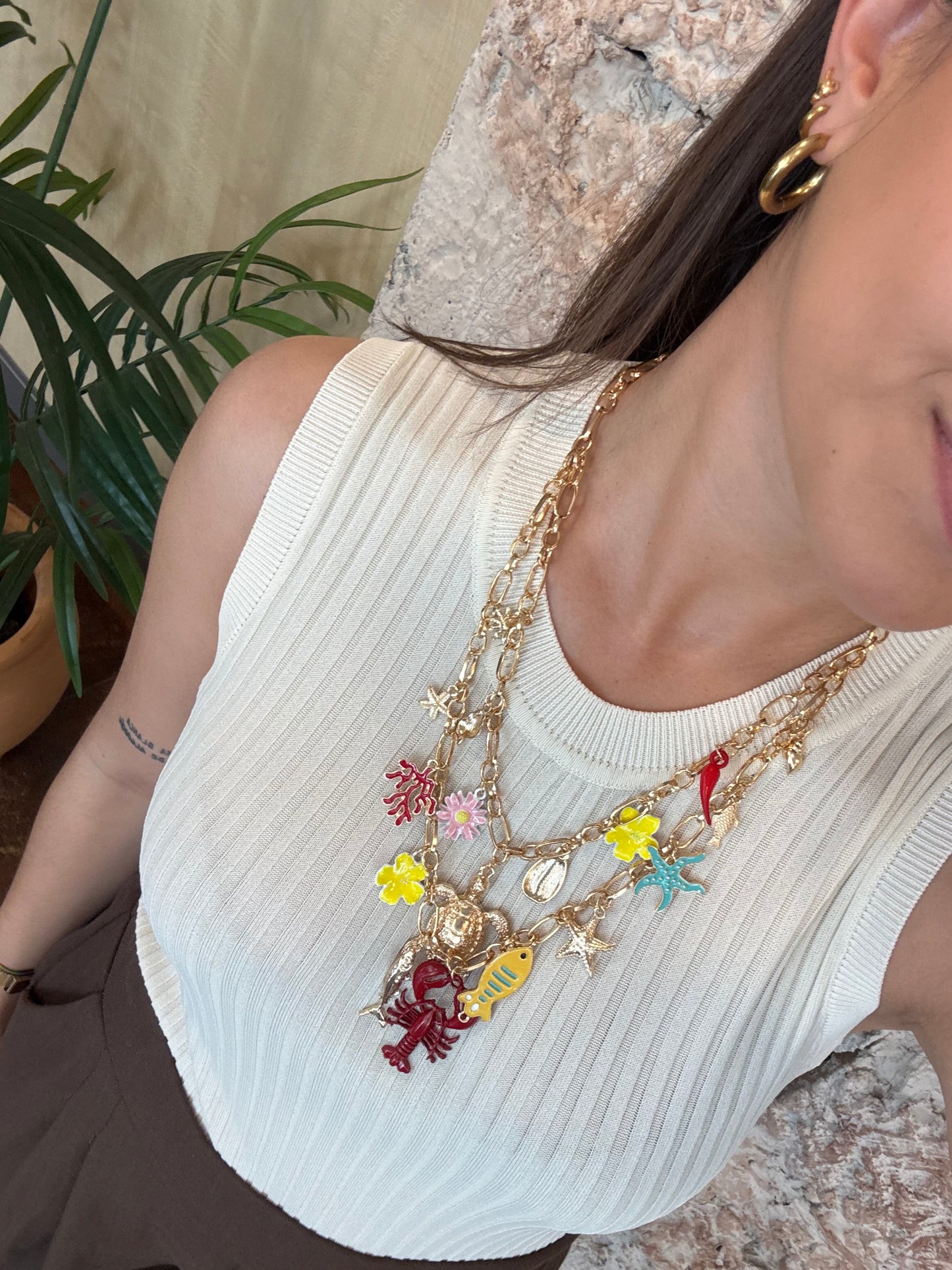 COLLAR CHARMS LANGOSTA