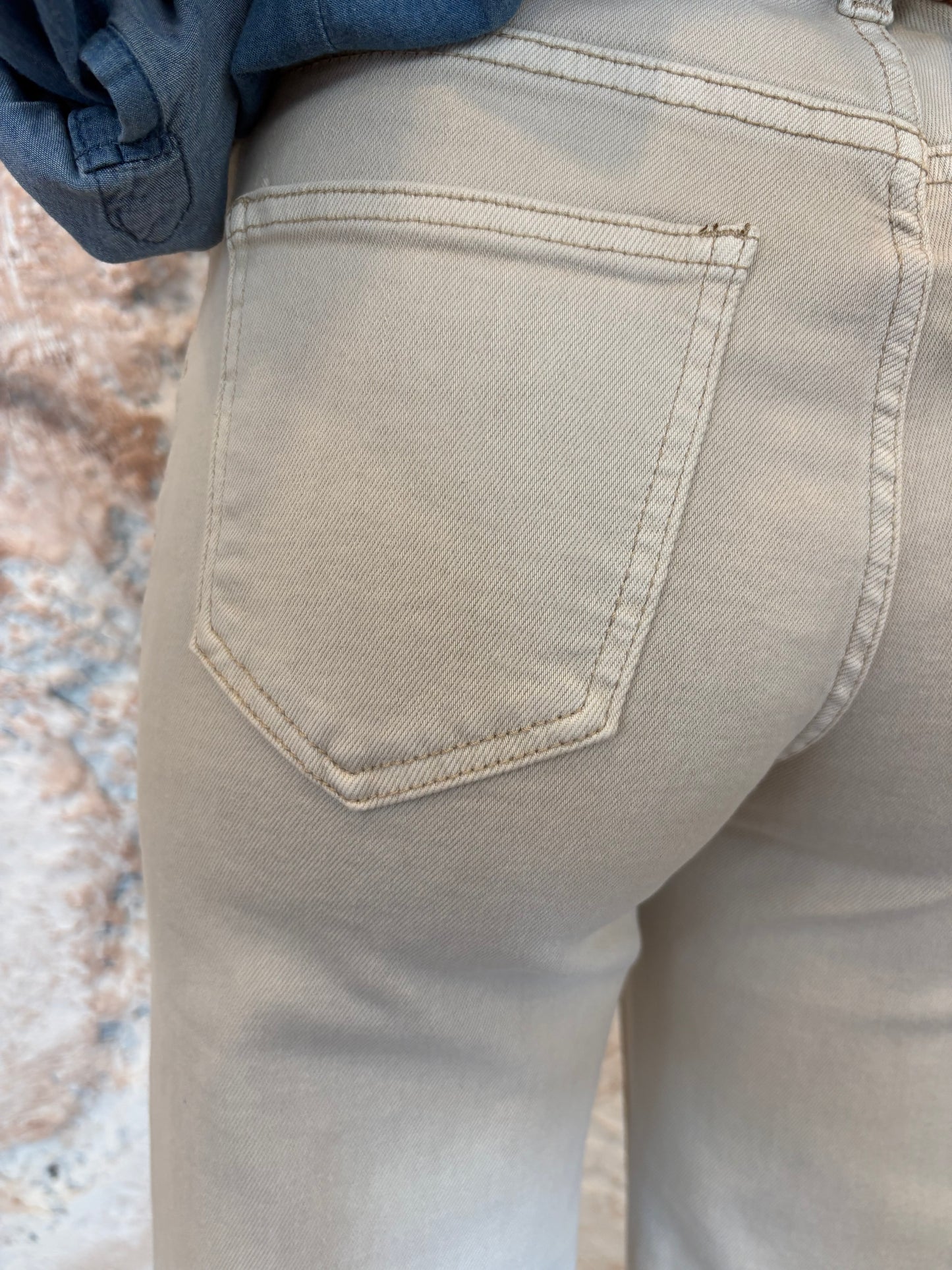 JEANS REGULAR FIT BEIGE
