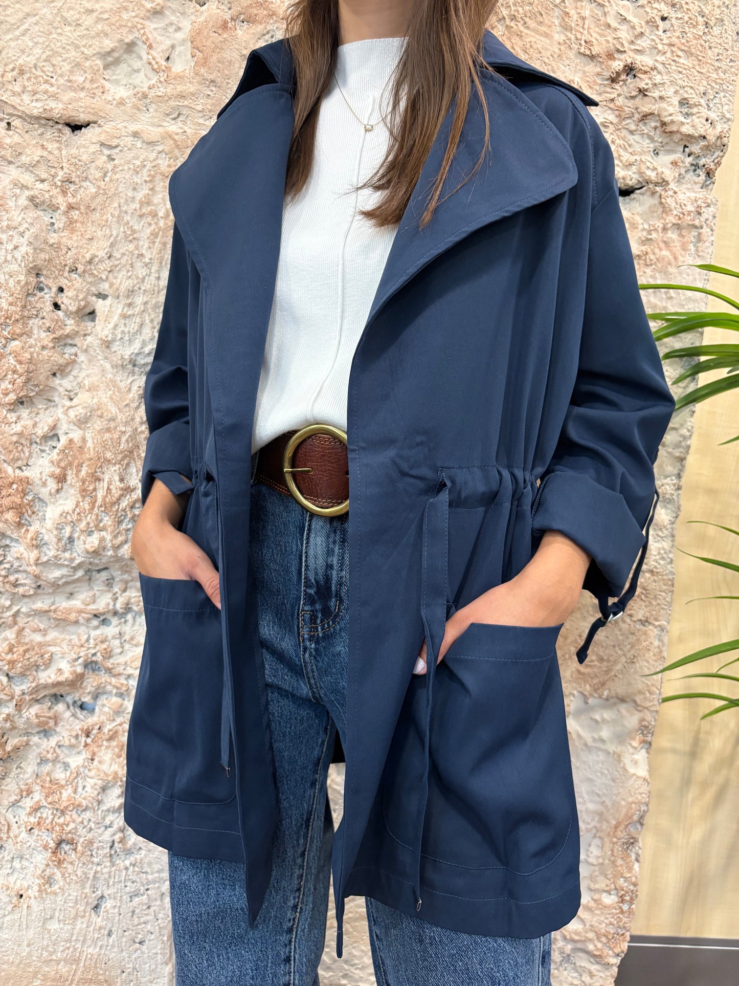 PARKA LIGERA AZUL