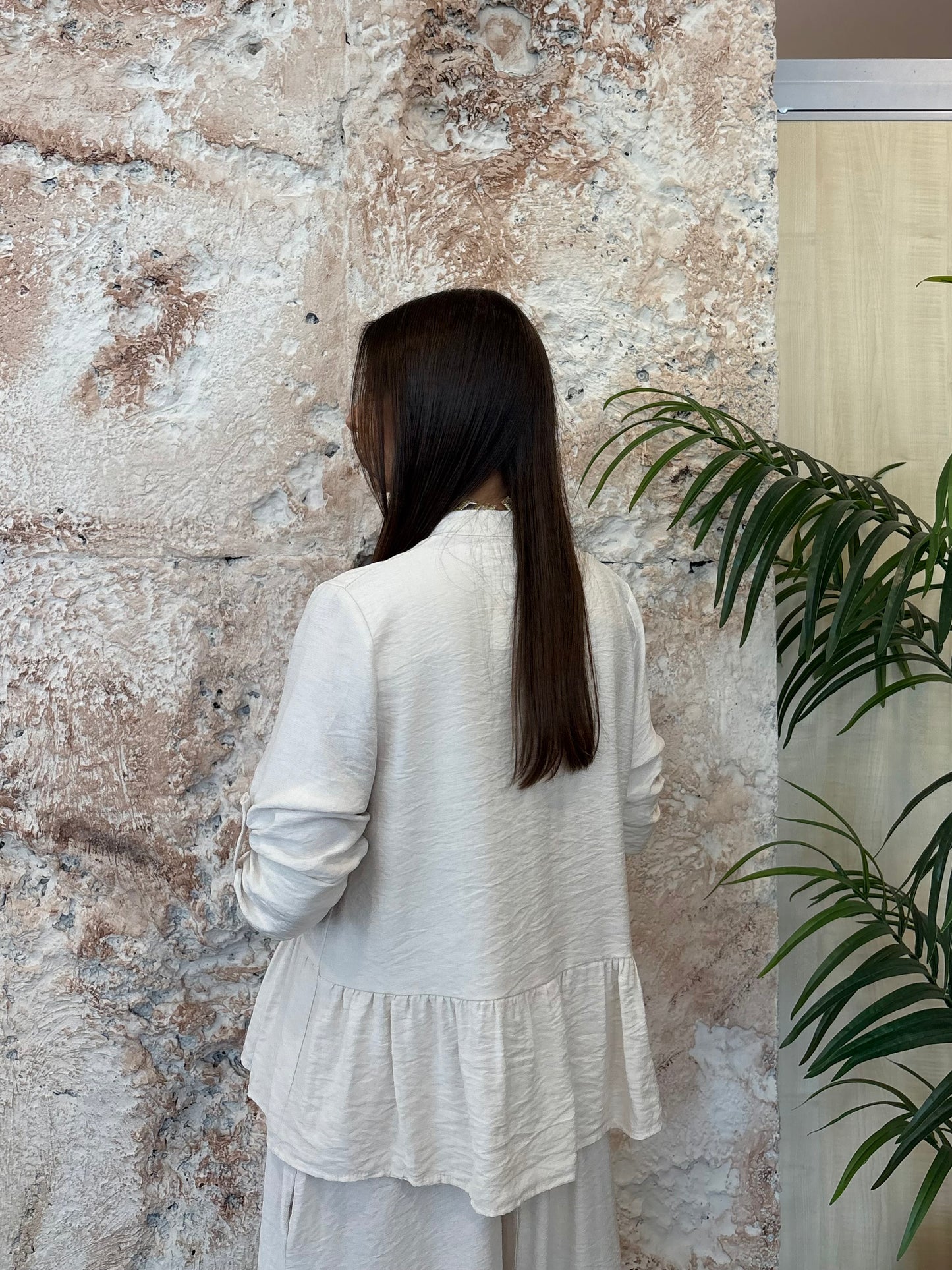 KIMONO FLUIDO BEIGE
