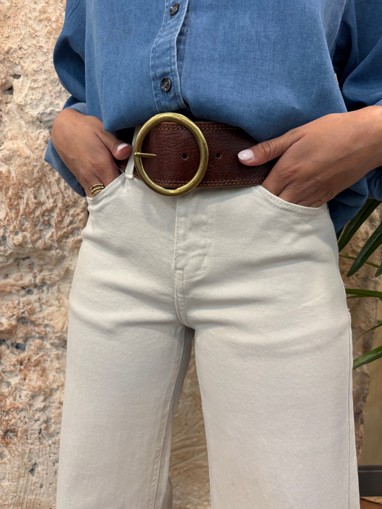 DENIM MAXI RECTOS CRUDO