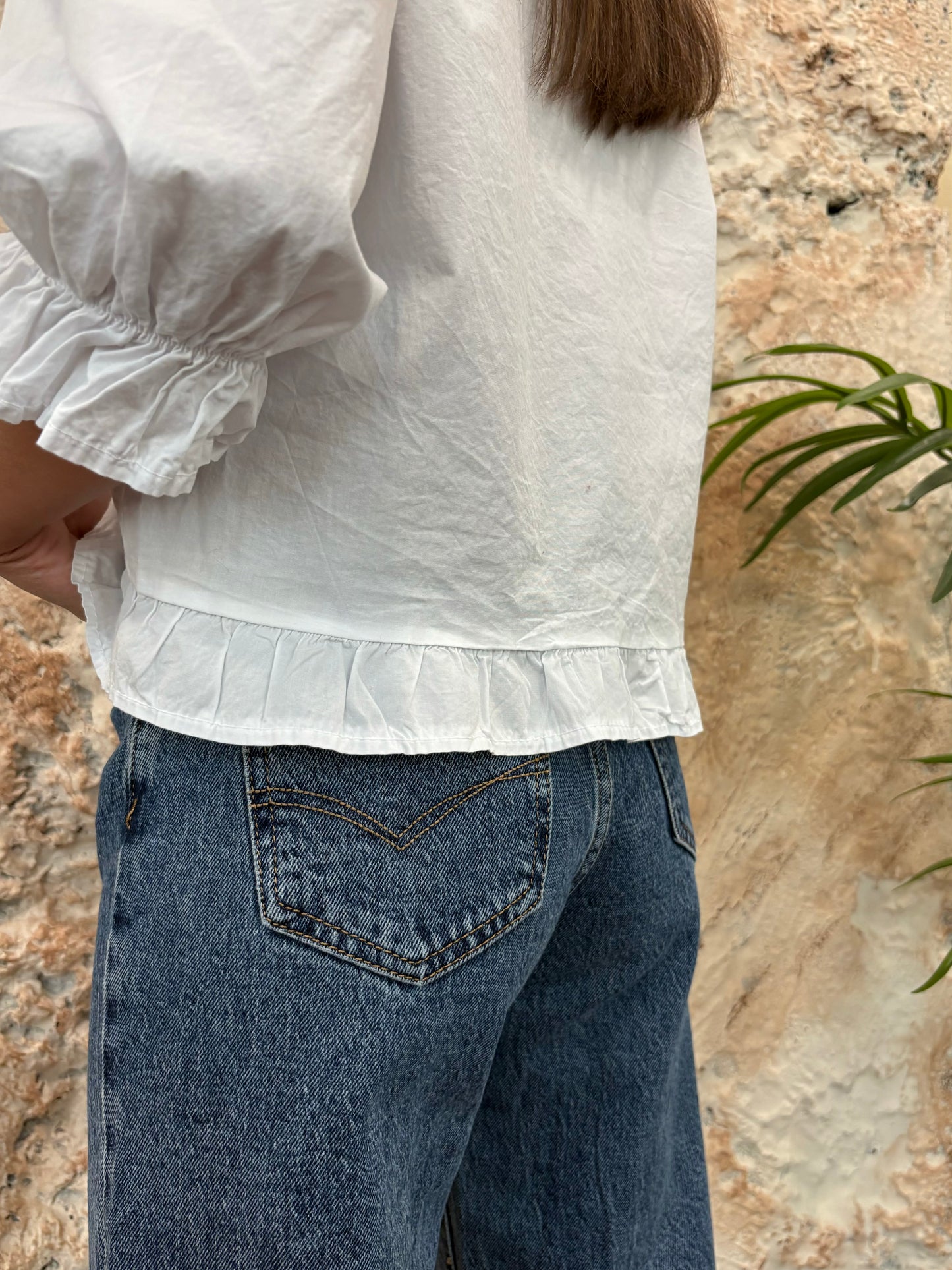 JEANS STRAIGHT LEG OSCURO
