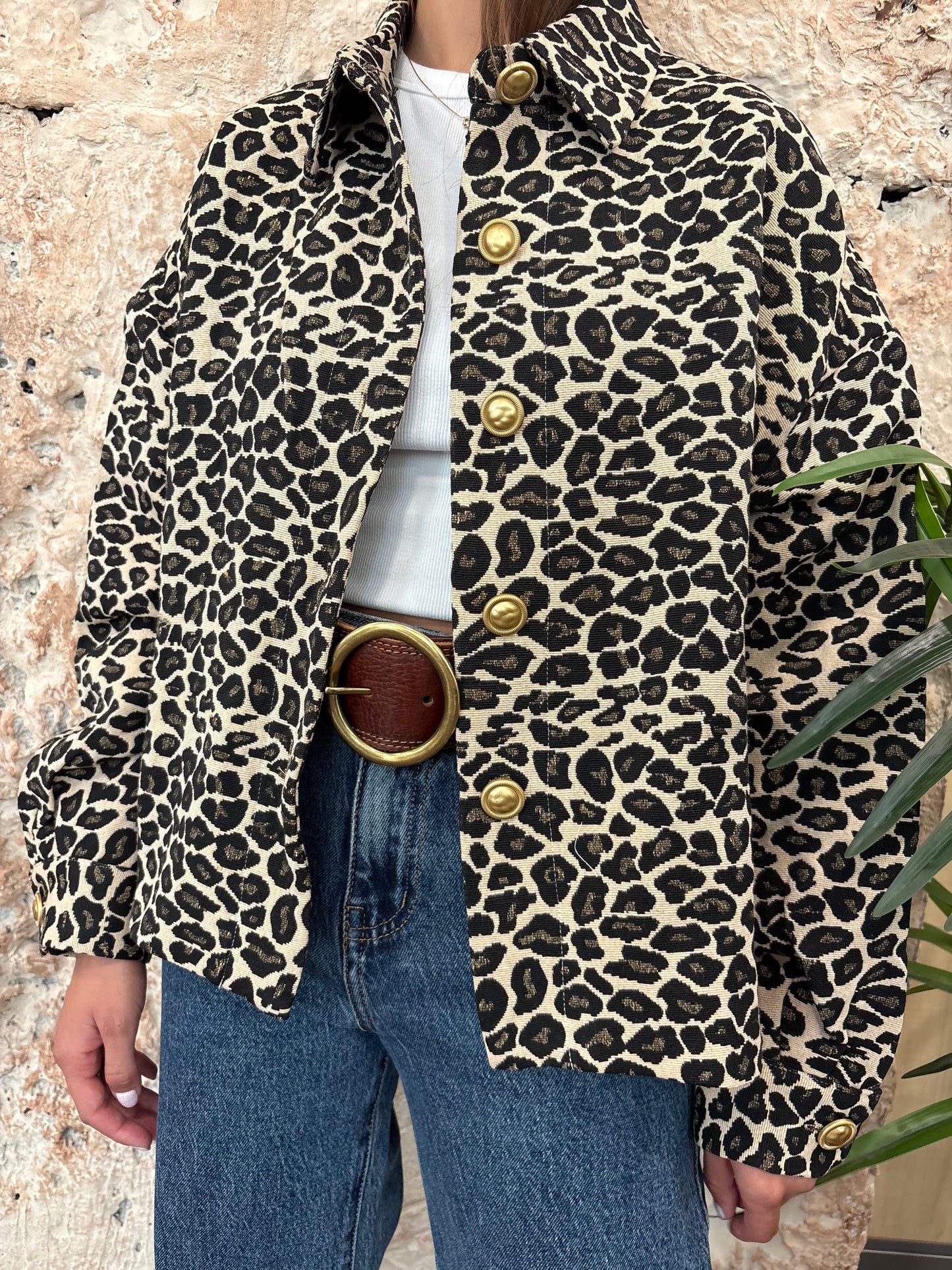 CAZADORA ANIMAL PRINT