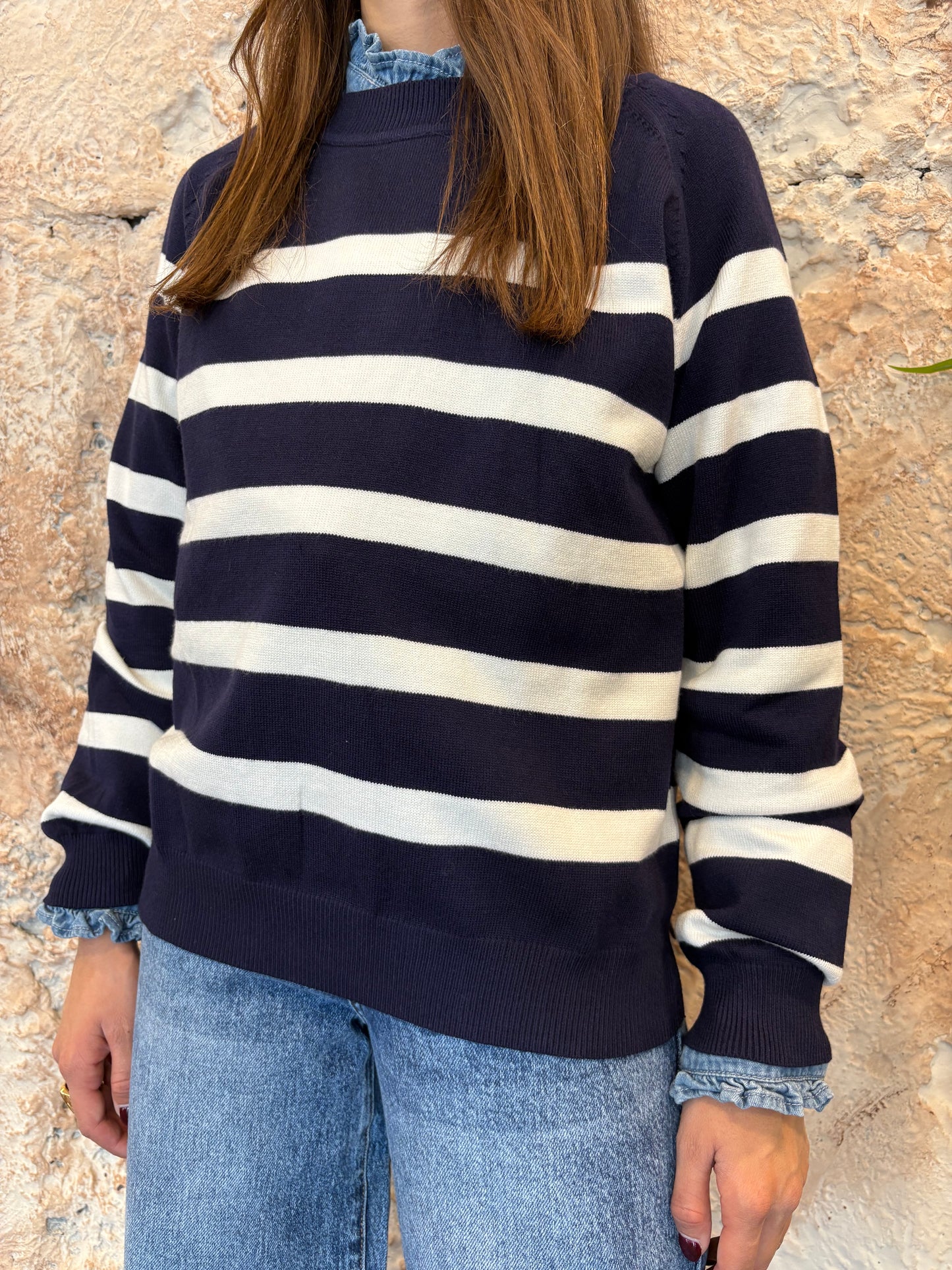 JERSEY RAYAS AZUL-BLANCO