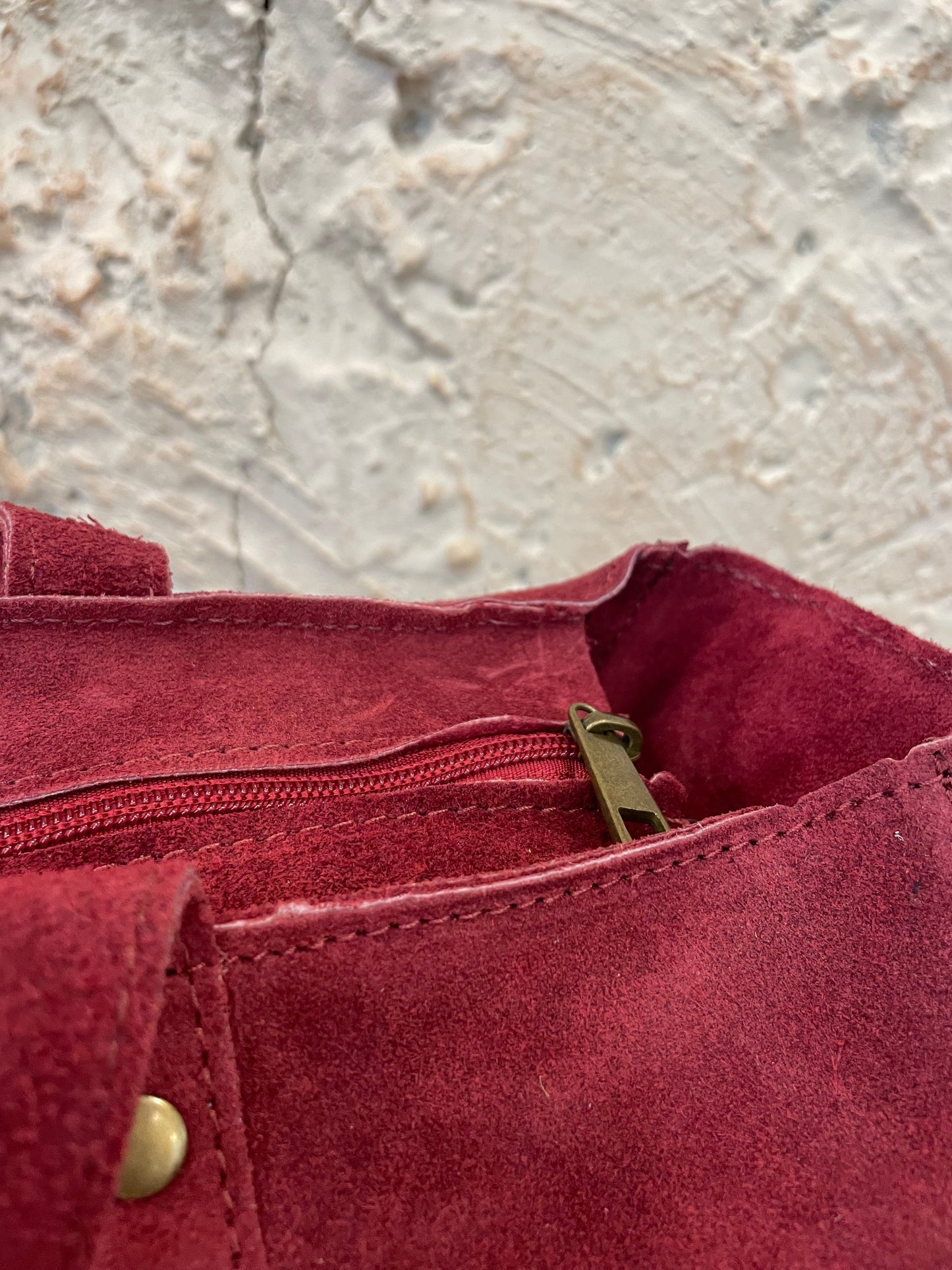 SHOPPER PIEL TACHAS BURDEOS CLASSIC