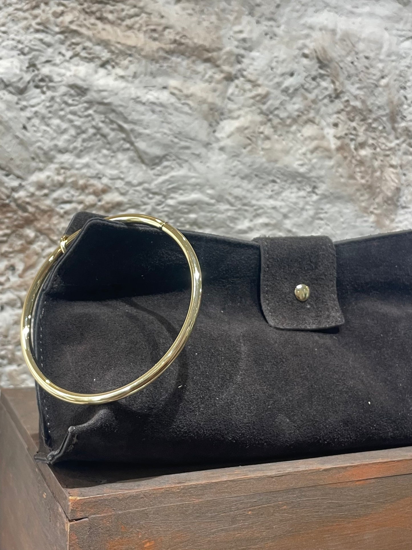 BOLSO BAGUETTE PIEL MARRÓN