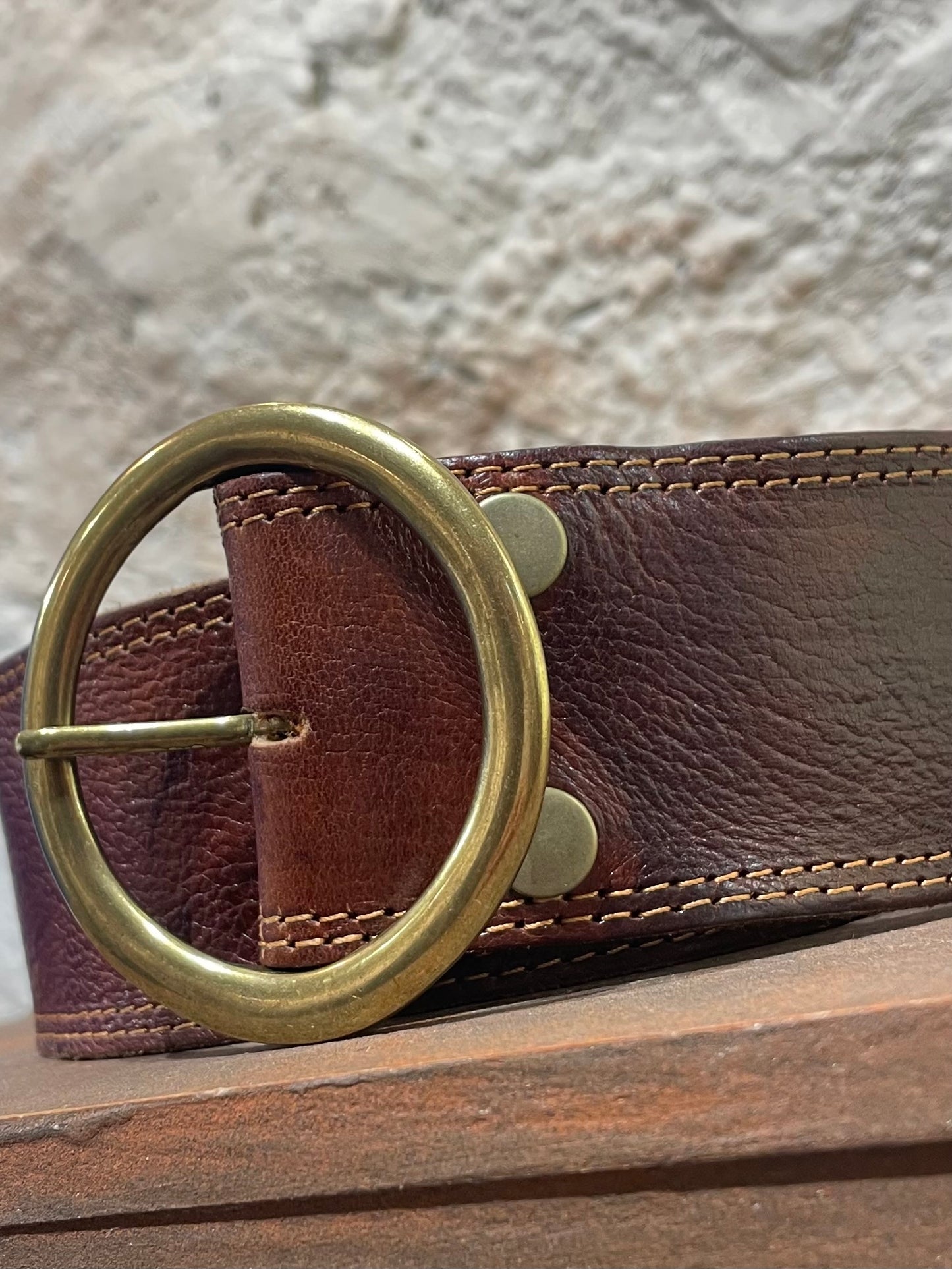 CINTURÓN PIEL ANCHO