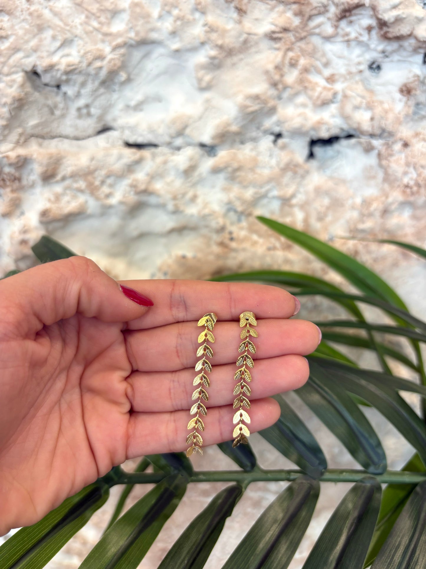 PENDIENTES COLGANTES HOJAS