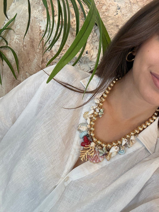 COLLAR MAXI ABALORIOS MAR