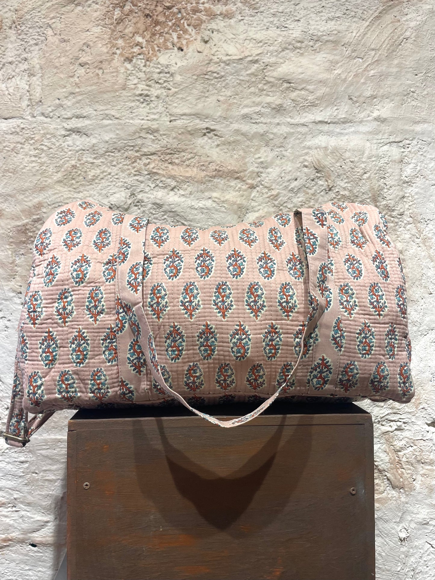 BOLSO VIAJE ESTAMPADO NUDE