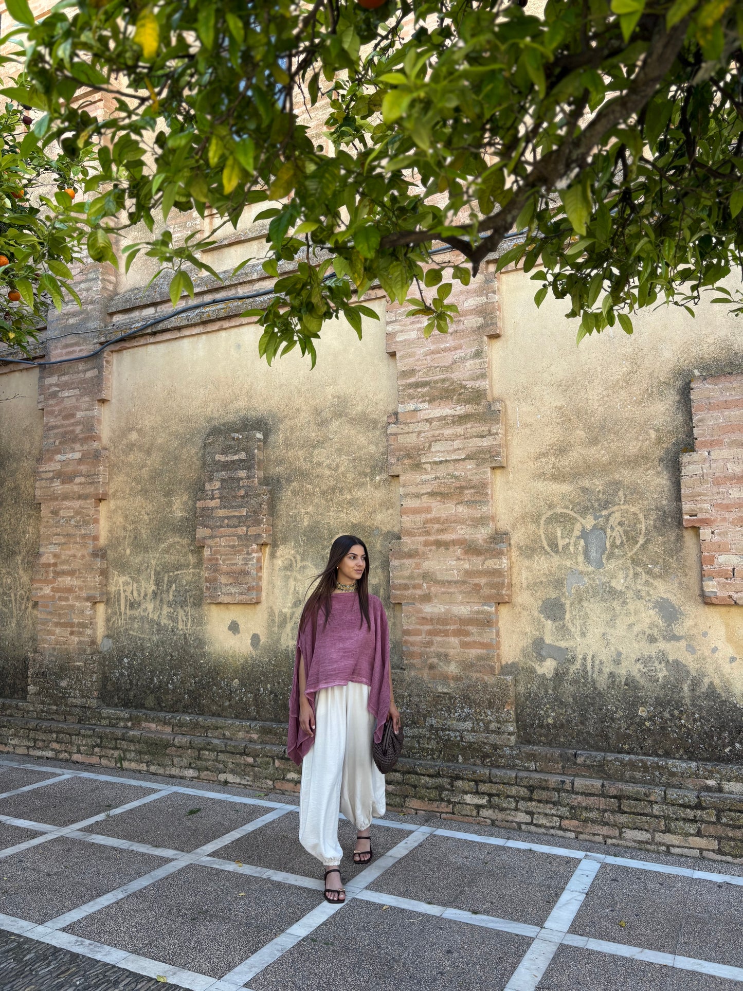 PANTALÓN BOMBACHO BEIGE
