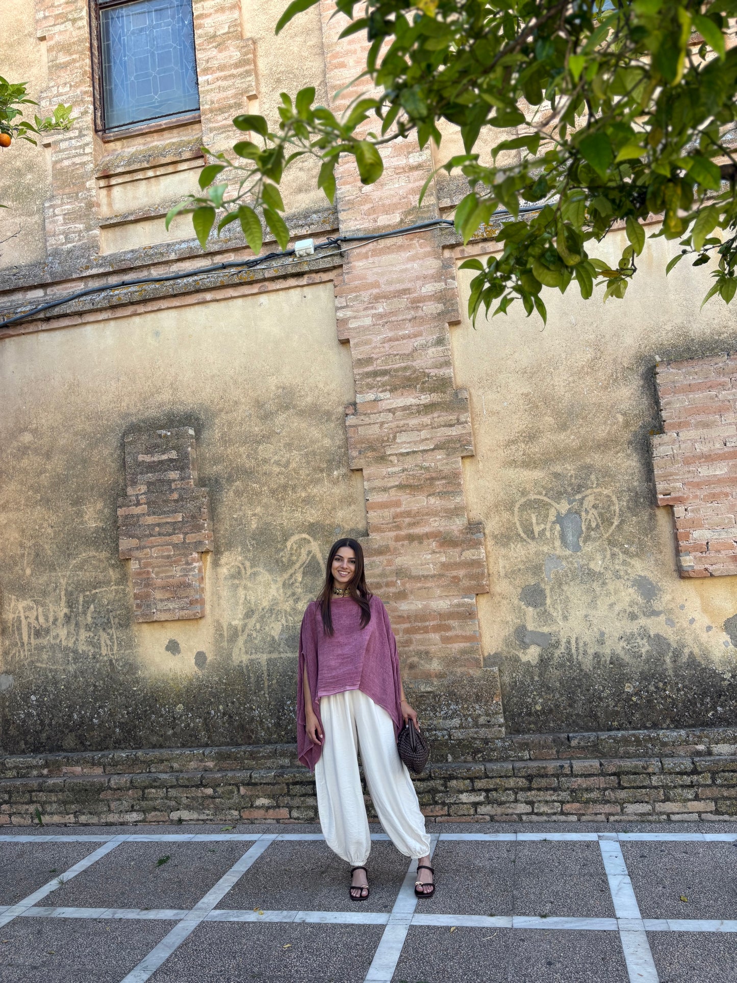 PANTALÓN BOMBACHO BEIGE
