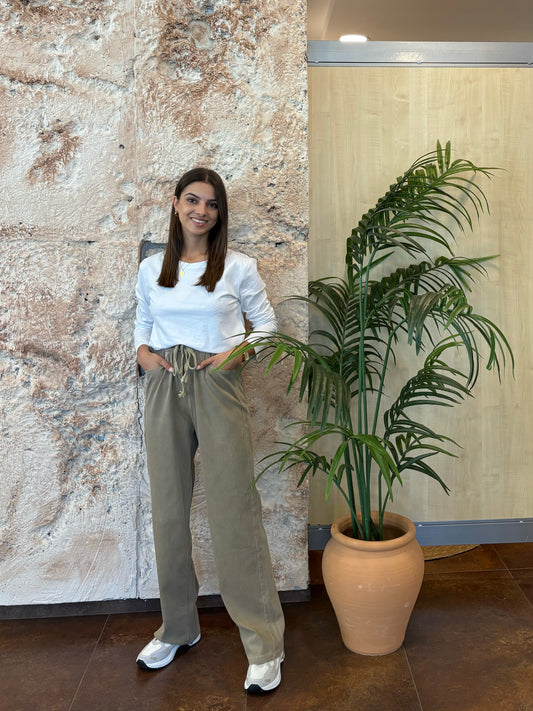 PANTALÓN CONFY RECTO CAMEL