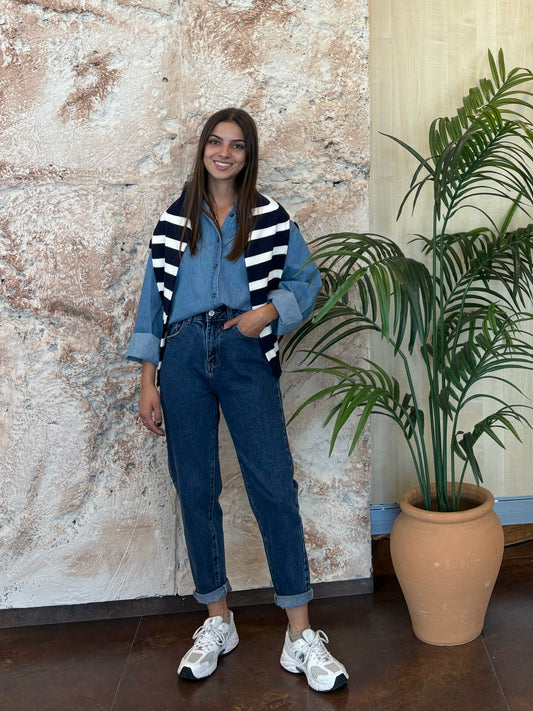 JEANS DENIM MOMFIT