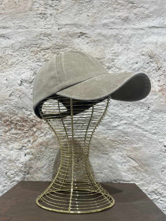 GORRA EFECTO LAVADO TAUPE