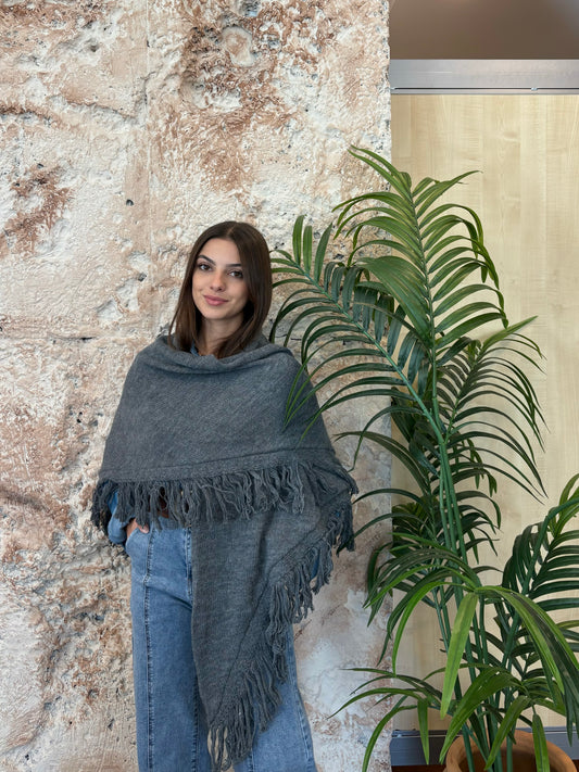 CAPA DE PUNTO FLECOS GRIS