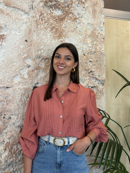 CAMISA TABLILLAS CORAL
