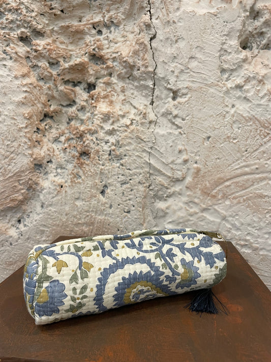 ESTUCHE PEQUEÑO CRUDO CELESTE