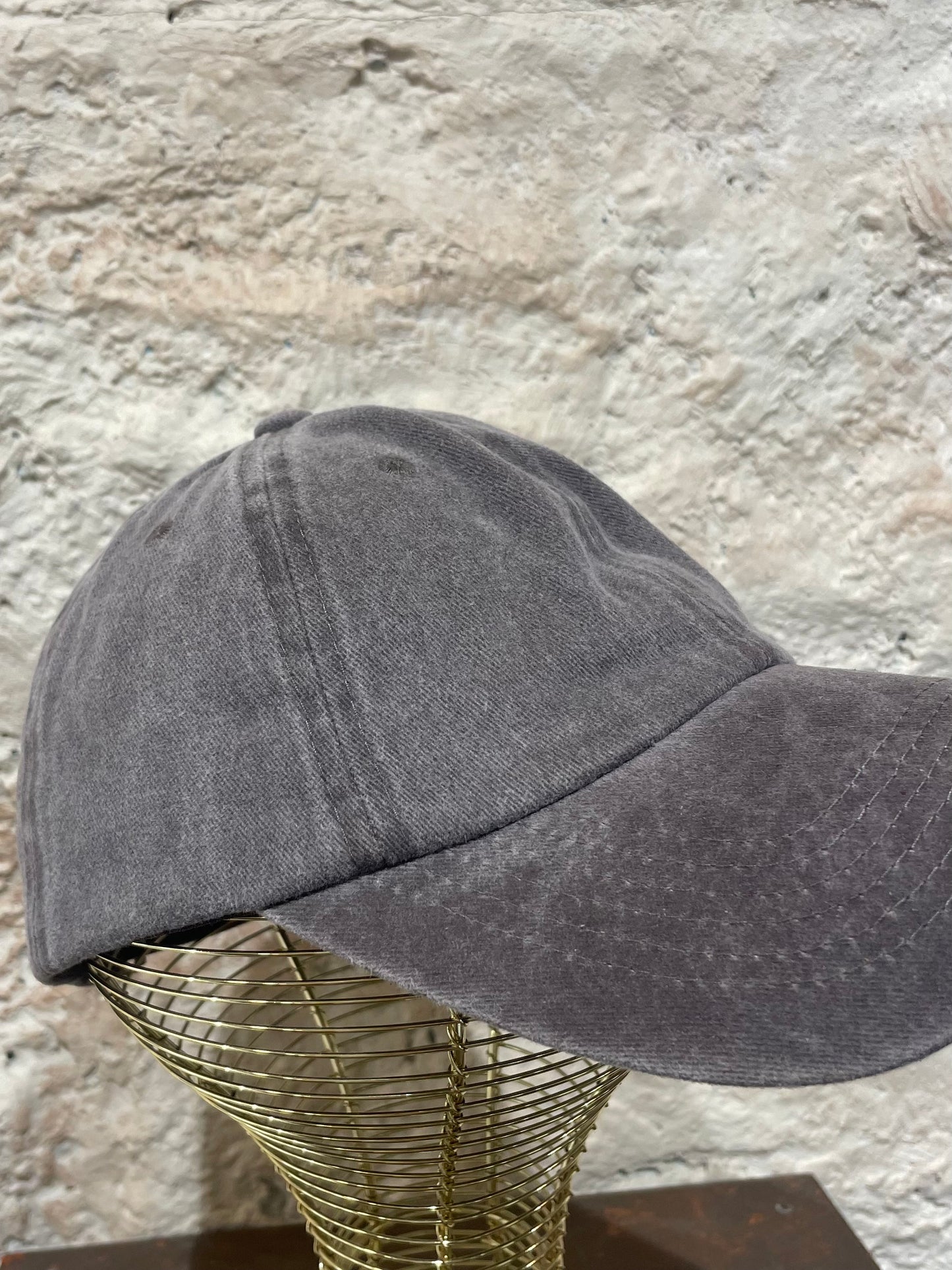 GORRA EFECTO LAVADO MARRÓN