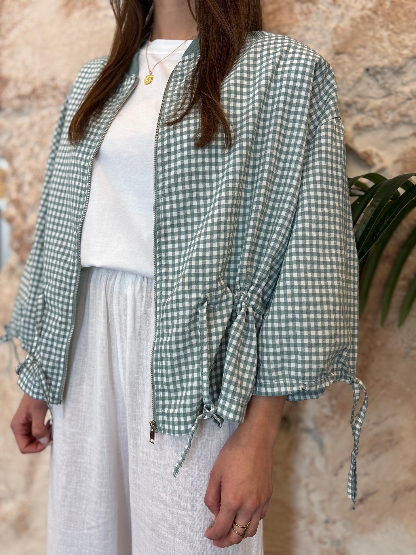 BOMBER VICHY VERDE AGUA