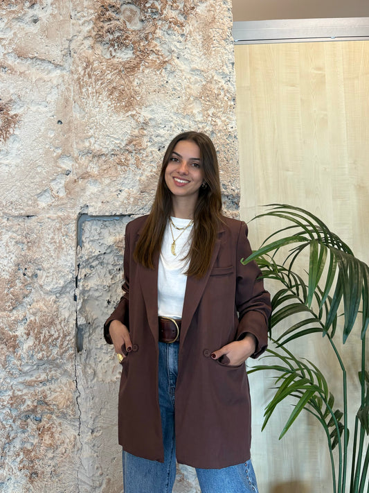 BLAZER ESTRUCTURA TERRACOTA