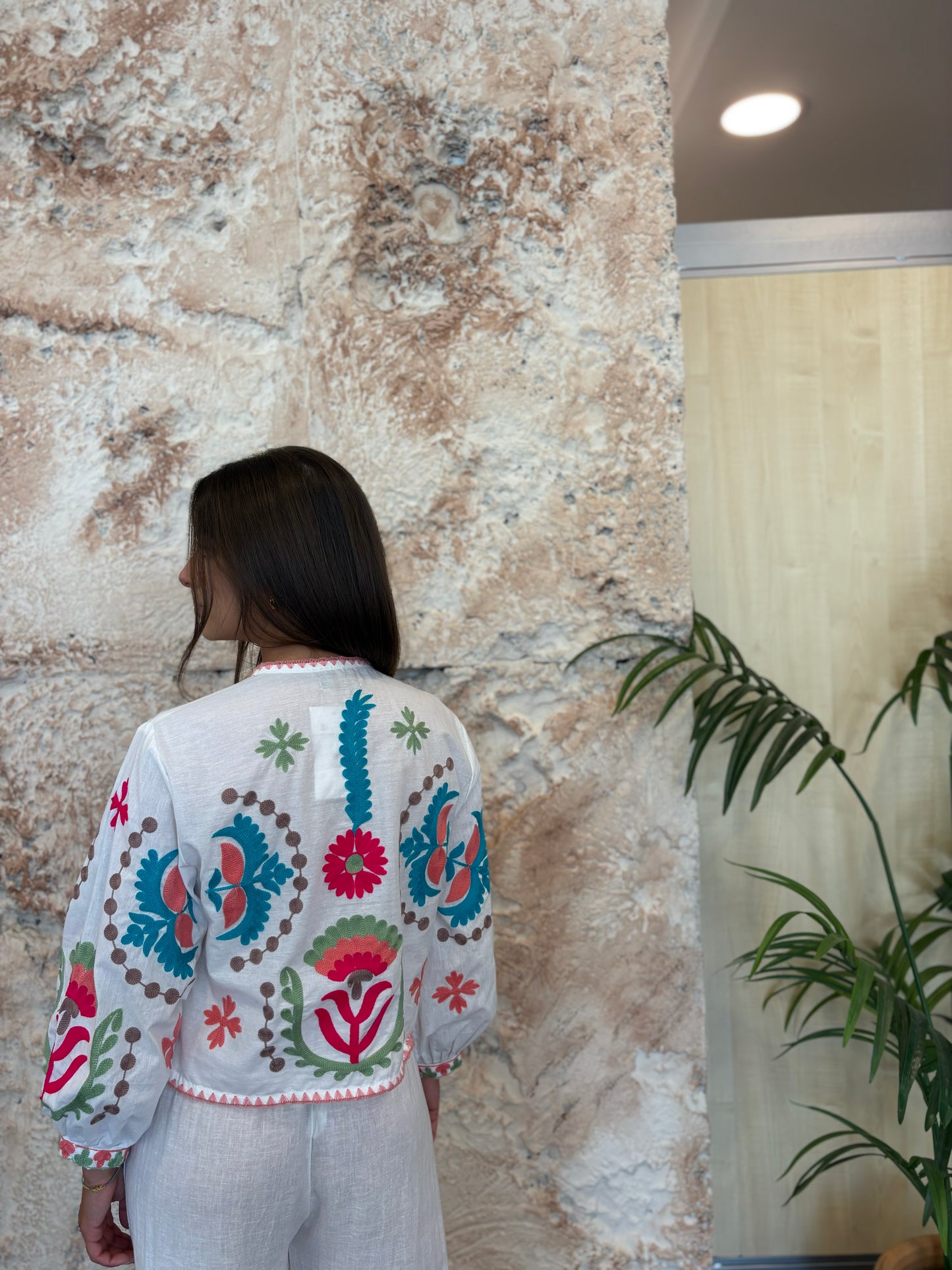 KIMONO ESTAMPADO BLANCO