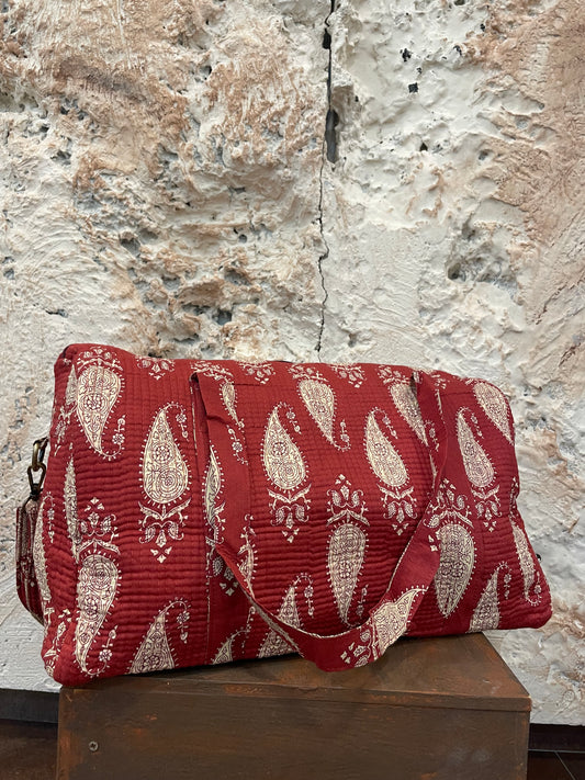 BOLSA VIAJE BURDEOS