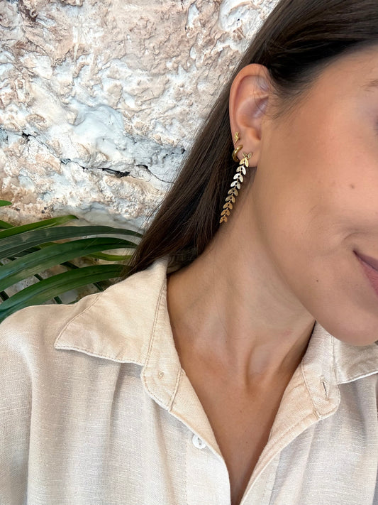 PENDIENTES COLGANTES HOJAS