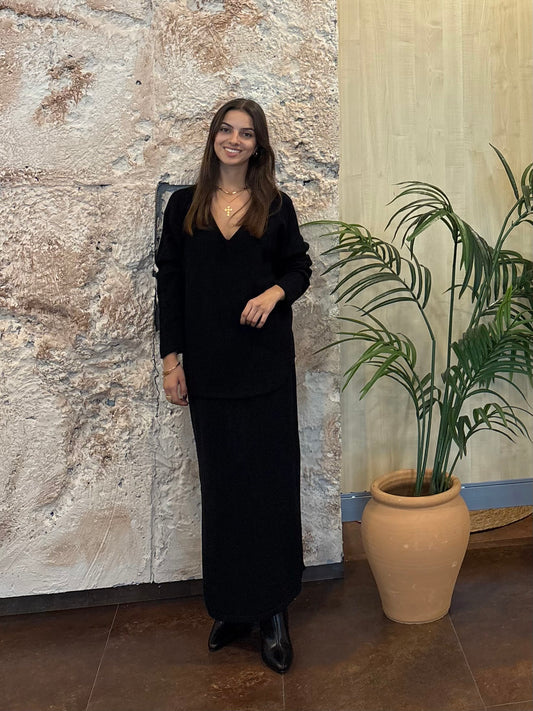 CONJUNTO PUNTO FALDA NEGRO